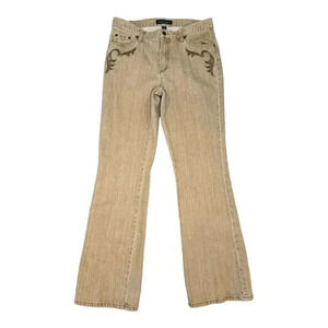 Lauren Ralph Lauren Tan Boot Cut Jeans